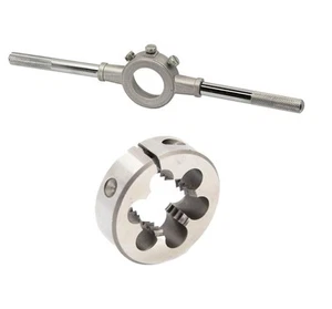 3/4"-11-1/2 2" OD HSS NGH Garden Hose Round Die with Matching Die Handle (Wre... - Picture 1 of 8