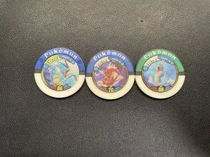 Pokemon Gyarados, 3 Token! Battrio Tretta Mezastar Münze. Nintendo Japanisch - Bild 1 von 2