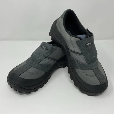 Botas curtas Baffin sapatos de caminhada femininos EUA 7 azul/cinza impermeável - Imagem 1 de 4