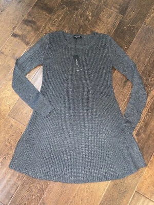 Vestido Suéter Gris Nuevo con Etiquetas Marca Romeo y Julieta RT$130 Larga Longitud Nuevo Lindo Vacaciones Foto 1 de 4