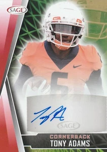 2022 SAGE Autographs Red Tony Adams CB A-TA - Picture 1 of 1