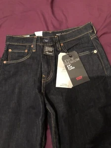 Damen Levi Jeans Dunkelblau Größe 30x30 512 Slim Taper Neu Mit Etikett - Bild 1 von 6