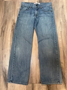 Levis 569 Loose Straight Jeans 14 Reg 27x27 Blue Denim Casual Relaxed Fit - Picture 1 of 9