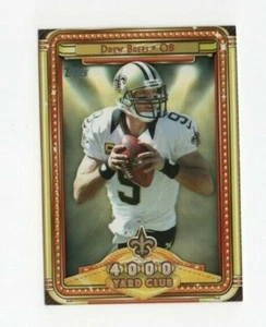 2013 Topps Football 4000 Yard Club DREW BREES NEW ORLEANS SAINTS #1 - Picture 1 of 5