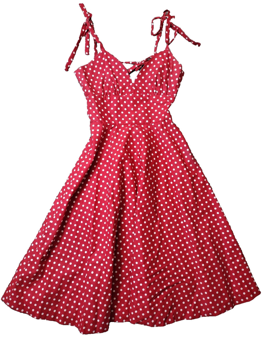 Verano Vestido Lunares Rojo Zara Vestidos De Lunares Para Esta