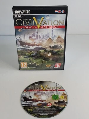Sid Meier's Civilization V 5: Game of the Year (GOTY) PC DVD-ROM Strategy Game - Image 1 of 4