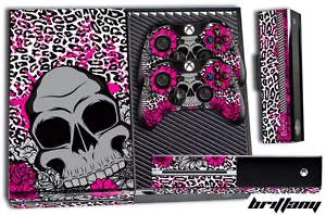 Designer Skin für Xbox One 1 Gaming Konsole + 2 Controller Aufkleber Brittany - Bild 1 von 1