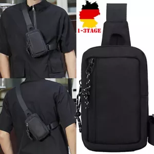 Herrentasche Brusttasche Crossbody Sling Bag Männer Schultertasche Umhängetasche - Bild 1 von 15