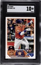 Perfect Grade - 2023 Topps Series 1 Korey Lee SGC 10 #90 Astros, Rookie Card, RC