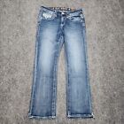Rock Revival Jeans Mens 30x30 Dark Blue Layne Straight Fit Stretch Denim Pants