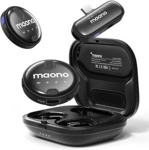 Lavalier Microphone Audio Video Recording Mic Noise Reduction For Android/iphone - Picture 1 of 14