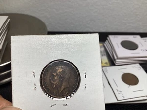1913 Great British Farthing - Picture 1 of 2
