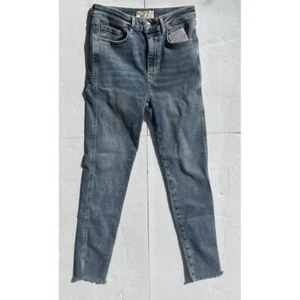 Free People We The Free Crossroads Slim Straight Jeans 27 NWT Blue - Picture 1 of 8