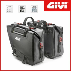 GRT718 GIVI COPPIA di BORSE LATERALI IMPERMEABILI 15LT con CINGHIE di FISSAGGIO - Imagen 1 de 6