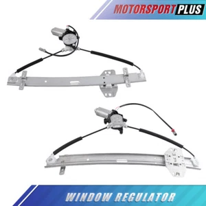 Par de reguladores de ventana trasera izquierda y derecha con motor para Honda Pilot 2003-2008 - Imagen 1 de 10