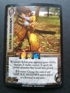 Universal Fighting System Samurai Showdown SNK1P 17/18 Samurai Showdown Foil U/P - Picture 1 of 2