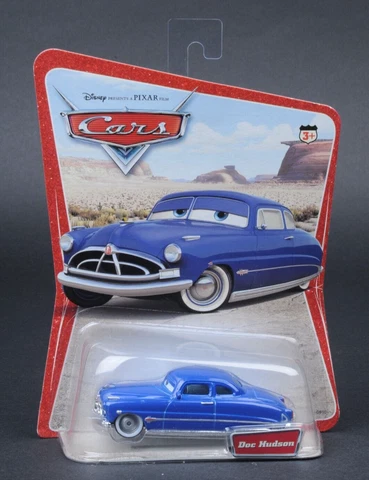 2005 Disney Pixar Cars Desert Series 1 Doc Hudson 12 Back Mattel New in Package Cover