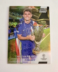 Christian Pulisic /F Chelsea FC  | 2022 Stadium Club Chrome UEFA Refractor #85 - Picture 1 of 6