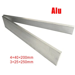 Aluminium Flat Bar Plate Strip Size 4*40*200mm 3*25*250mm Aluminum Alloy Metal - Picture 1 of 4