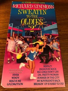Sweatin' To The Oldies 2 VHS VCR Video Tape Movie Richard Simmons Used - Picture 1 of 7