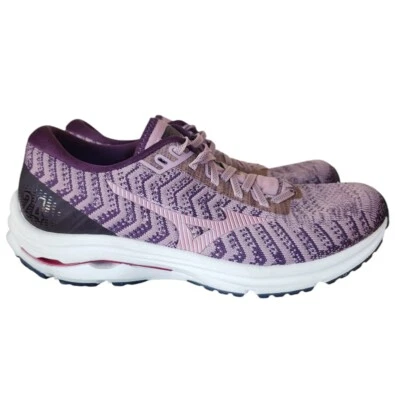 Zapatos Mizuno para mujer talla 10,5 tejido ondulado cielo cómodo correr con cordones  Foto 1 de 4