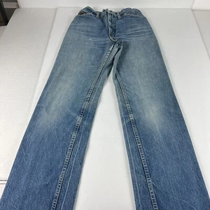 VTG 70s Levi's Juniors 3 High Rise California Straight Blue Denim Orange Tab USA - Picture 1 of 24
