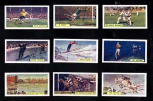 1957 Juniors Service Sweetule Famous Sports Records Complete Set MINT Gradable - Picture 1 of 6
