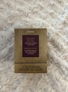 Korres Golden Krocus Ageless Saffron Eye Elixir 0.61 fl oz New In Box - Picture 1 of 8