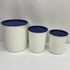 Vintage Tupperware Canister 3-Piece Set : Nesting 2416A, 2420A, 2422A