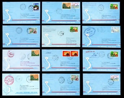 VIETNAM DEL SUR 12 cubiertas militares delegación canadiense MCCD con diferentes PM (L1119) Foto 1 de 4