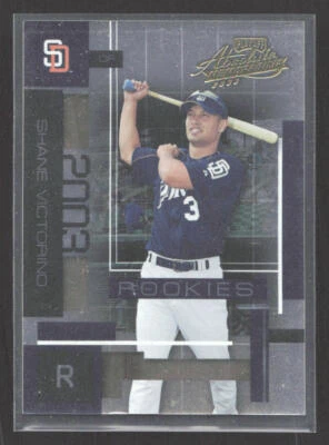 2003 Playoff Absolute Memorabilia Shane Victorino Rookie #/1500 San Diego Padres - Image 1 of 2