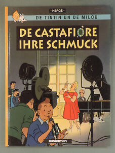 Tintin en Alsacien Les bijoux de la Castafiore Herge Casterman 1984 TBE