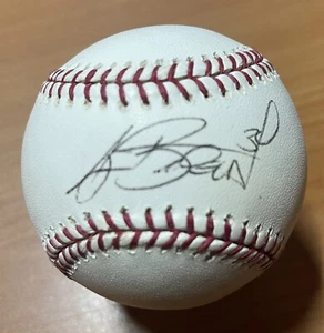 HANDSIGNIERT A.J BURNETT Official Major League Baseball - Bild 1 von 2