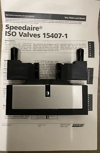 (NEW) SPEEDAIRE 3FFV3 Solenoid Air Control,15407-1,120VAC - Picture 1 of 3