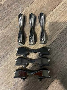 TAMA Superstar Black Chrome 4” Tom Drum Lugs 40mm Hardware Set Of 6 #MG68 - Picture 1 of 7