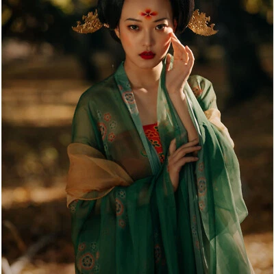 Falda Hanfu Chezi Estilo Antiguo Imperial Concubina Retrato Disfraz Antiguo  Foto 1 de 4