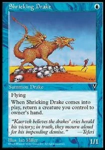 MRM ENGLISH Drak�n criard - Shrieking Drake MTG magic VIS - Picture 1 of 1