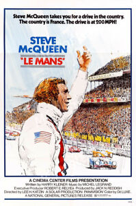 Steve McQueen Le Mans Movie Premium POSTER MADE IN USA - MCP601