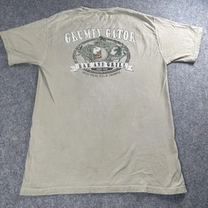 Grumpy Gator Bar and Grill Shirt Mens Extra Large Siesta Key Beach Alligator Tee - Picture 1 of 9