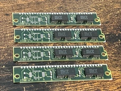 Vintage LOT OF 4 PC Memory SIMMs RAM UNTESTED AS IS - Image 1 of 4