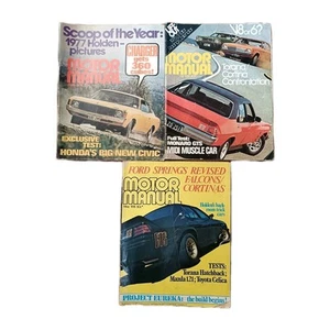 Vintage Motor Manual Aust Magazines x 3 Aug 1974 Feb 1975 May 1976 FREE POST AUS - Picture 1 of 9
