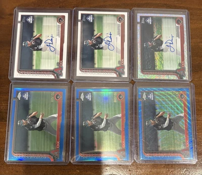 2025 Topps Pro Debut JD Dix Lot Of Six Cards Includes Three Autos - Image 1 of 2