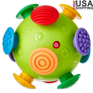 Colorful Bouncing Ball Toy Kids 12M  Battery Operated Sensory Play Fun New - Picture 1 of 7