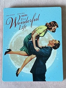 It’s a Wonderful Life Steelbook 4K UHD & Blu-Ray w/ Poster *No Digital* - Picture 1 of 22