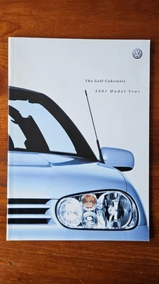 Volkswagen Golf кабриолет 2000 (2001MY) Великобритании продажи брошюра фантастическое состояние товара - Изображение 1 из 4