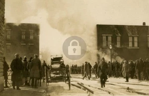 Fire, Middlebury VT Vermont RPPC Photo Postcard COPY - Picture 1 of 2