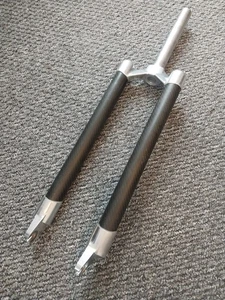 On One Carbon Rigid Forks 26" 1 1/8" QR Dropout Disc Reyro MTB Jump Trails - Picture 1 of 24