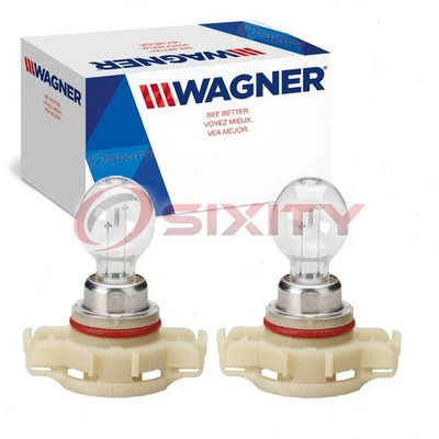 2 pc Wagner Front Fog Light Bulbs for 2007-2018 Chevrolet Avalanche Camaro sj - Image 1 of 4