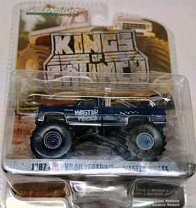 Greenlight Kings of Crunch 1987 Chevrolet Silverado Black Knight Chase New NIP - Picture 1 of 1