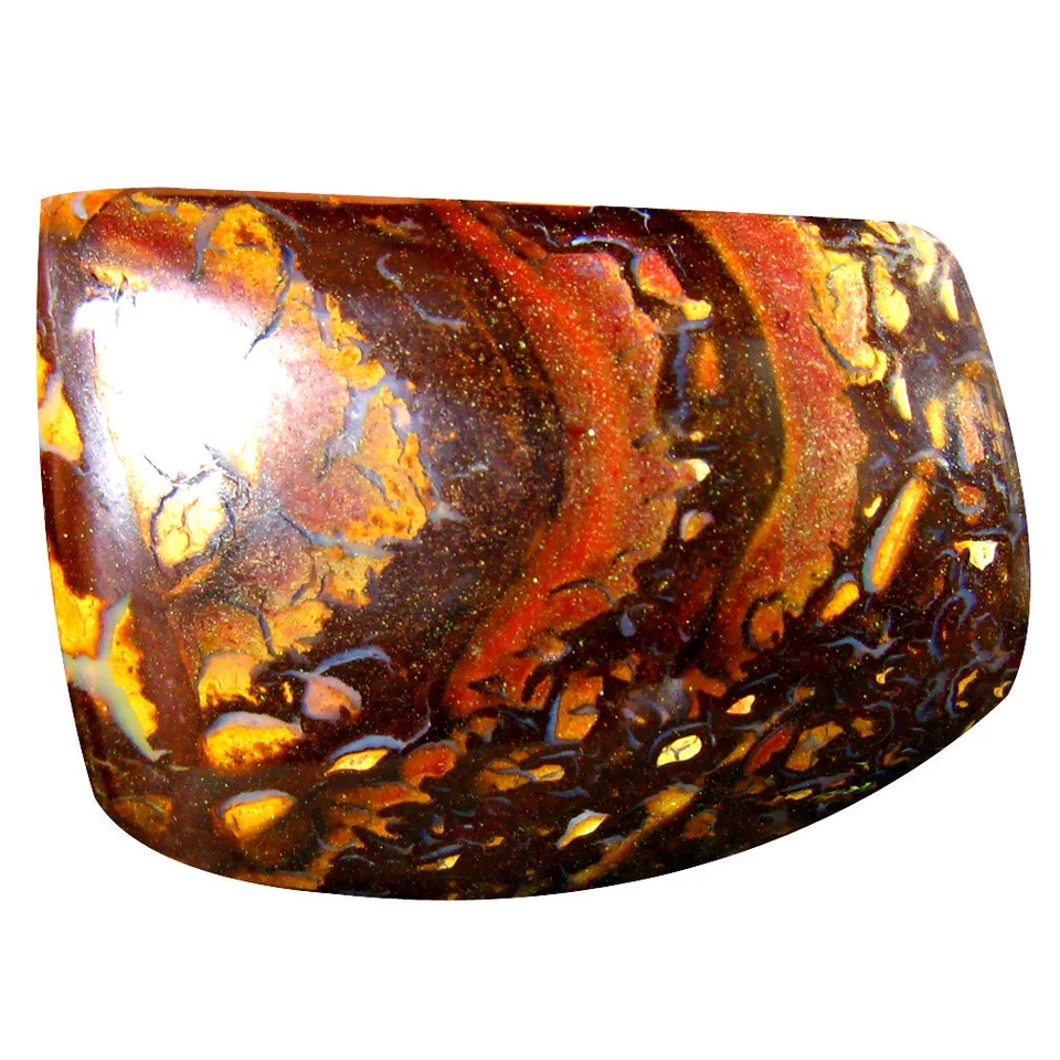 46.12 ct Fancy Cabochon (31.63 x 22.73mm) Australian Koroit Boulder Opal - Image 1 of 1